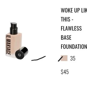 3 NEW- IL MAKIAGE Woke Up Like This Foundations- Tan